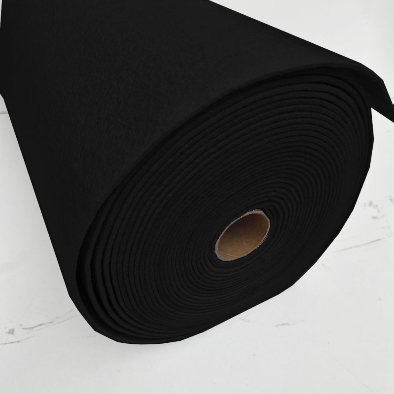 Rotoli 10 mts feltro 3 mm ♥ Nero