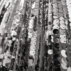 Tessuto paillettes metallizate | plata