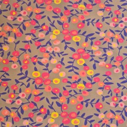 Jersey cotone stampato fiori