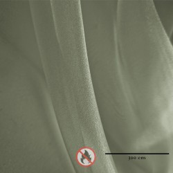 Organza ignifuga a doppia larghezza argento