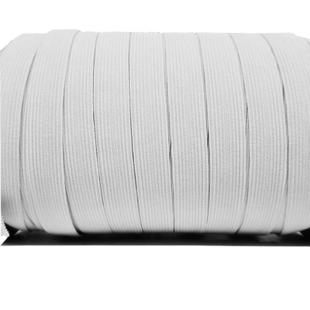 Nastro elastico treccia 16mm bianco