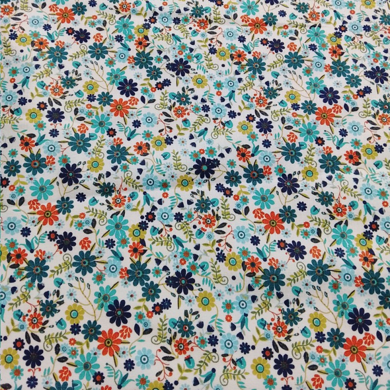 ► COTONE FLOREALE | ❤ | tessuti stampati