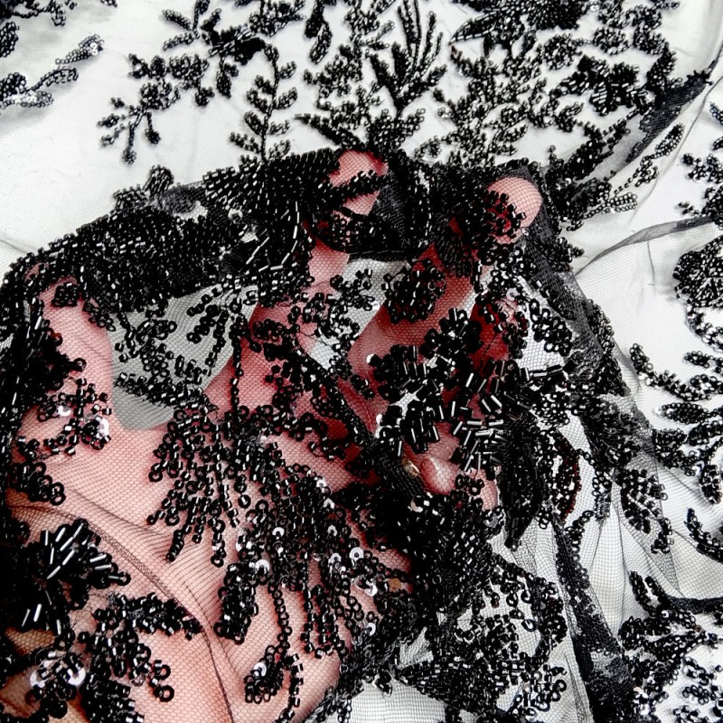 【  Tulle ricamato floreale al metro | principesse, comunioni, eventi 】