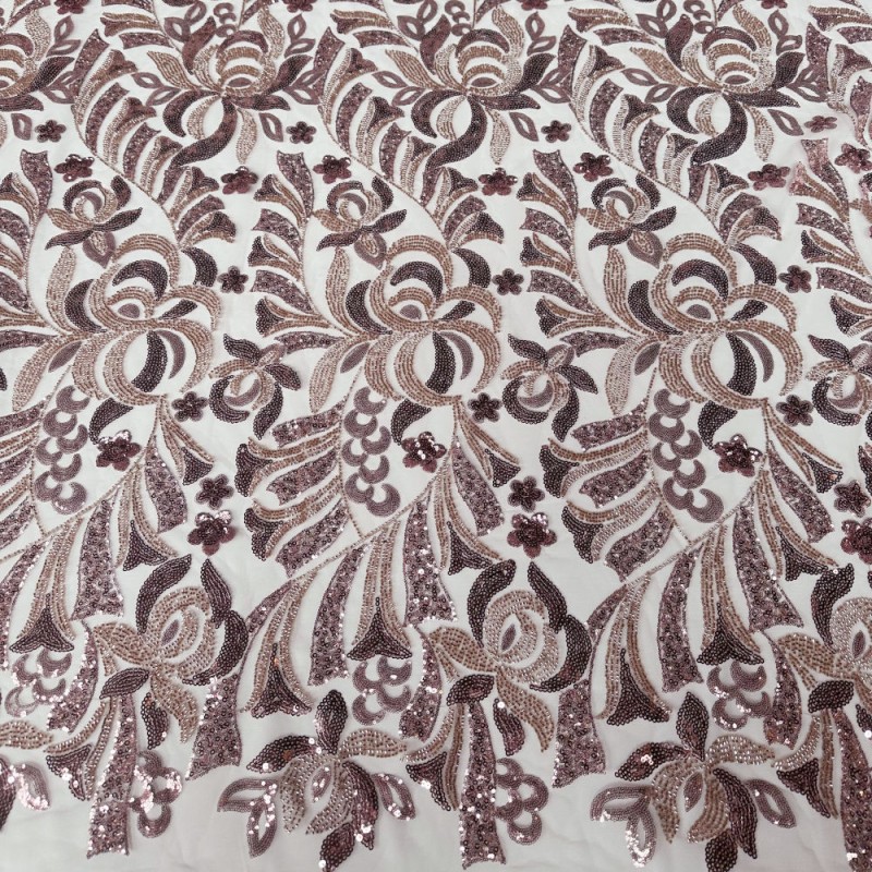 【  Tulle ricamato floreale al metro | principesse, comunioni, eventi 】