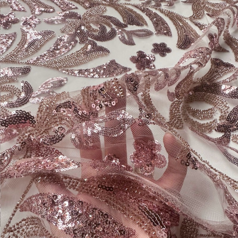 【  Tulle ricamato floreale al metro | principesse, comunioni, eventi 】