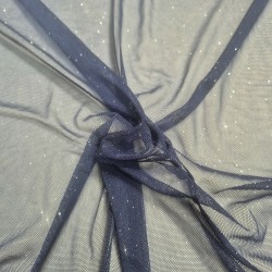 【 Tulle lycra paillettes  light per metro 】