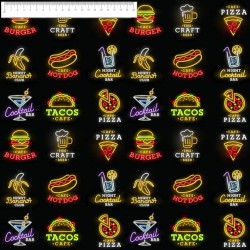 ► COTONE Stampa di vinili e cassette in stile VINTAGE | ❤ | tessuti stampati