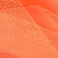 Tulle arancione fluoro al metro