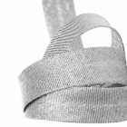 Biais lamé 20 mm argent