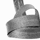 Biais lamé argent foncé