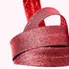 Biais lamé rouge