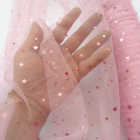 Tulle étoiles rose