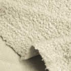 Pelliccia Curly beige chiaro