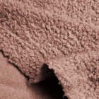 Pelliccia Curly rosa cipria