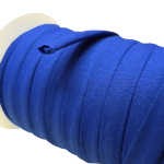 Nastro Spaghetti Cotone 10 mm blu