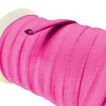 Nastro Spaghetti Cotone 10 mm fucsia