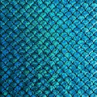 Lycra monostretch sirena holograma turquesa