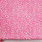 Lycra stampata leopardo rosa