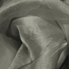 Organza ignifuga a doppia larghezza argento