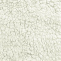 Fourrure imitation peau de mouton ivoire au mètre