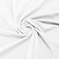 Velluto lycra bianco