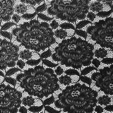 pizzo elastico nero