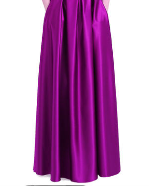 robe en tissu satin robe confectionnée en satin épais
